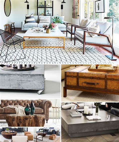 Use the low coffee table on its own or build a complete living room furniture set with the matching cyra end tables, 60w tv stand and console table (coordinating items sold separately). 9 Coffee Table Styles To Make Your Living Room Really ...