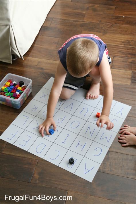 Four Simple Alphabet Games That Preschoolers Will Love Frugal Fun For