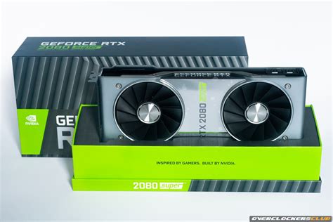Nvidia Geforce Rtx 2080 Super Founders Edition Review Overclockers Club