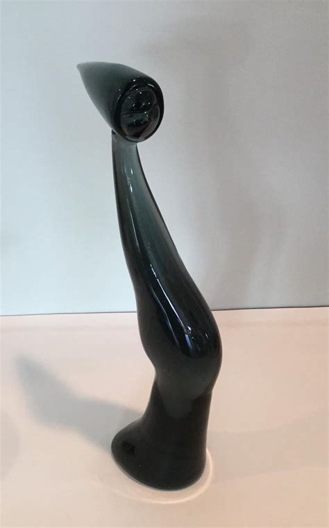 Licio Zanetti Signed Large Murano Glass Sculpture For Sale