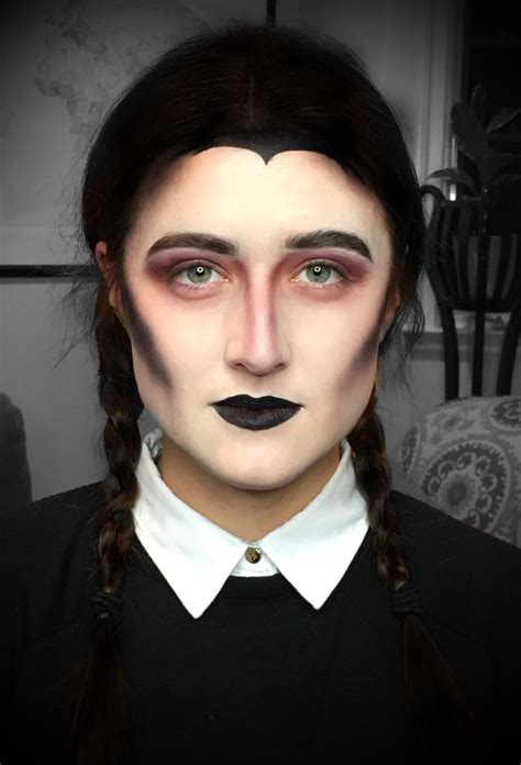 Wednesday Addams @zoegroffmua | Youtube makeup, Halloween makeup 