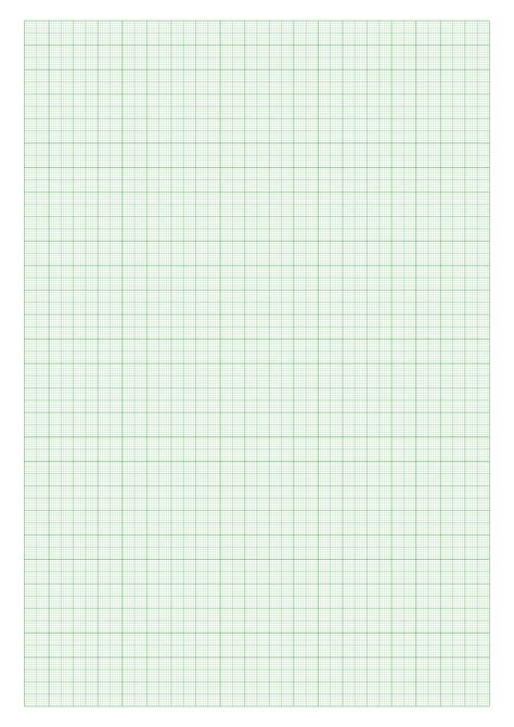 Printable 8 Squares Per Inch Green Graph Paper For A4 Paper A4 Size