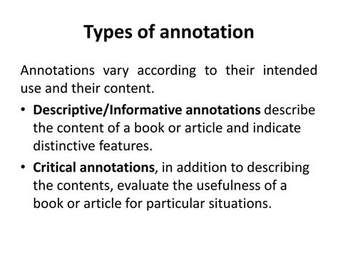Types Of Annotations Lopiviewer