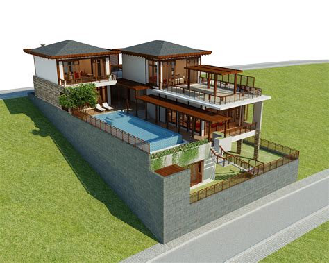 3d Model Luxury Contemporary House Cgtrader Free Nude Porn Photos