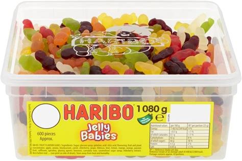 Haribo Jelly Babies Jelly Men Bulk Sweets 108 Kg Tub £6 At Amazon
