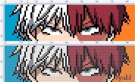 Anime Pixel Art 64x64