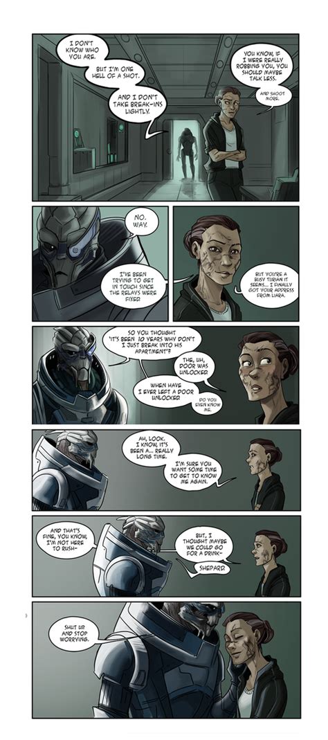 Mass Effect Shepard And Garrus Reunion By Ladymadeofglass On Deviantart