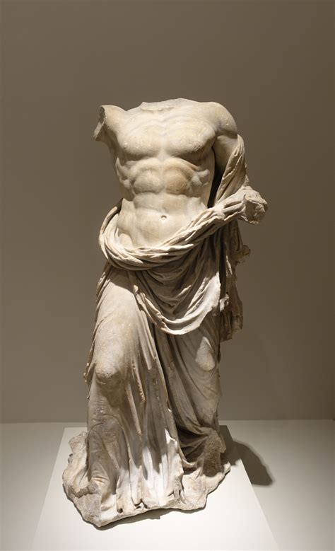 Marble Statue Of Zeus Pergamon Museum Met Exhibit Greek Sculpture