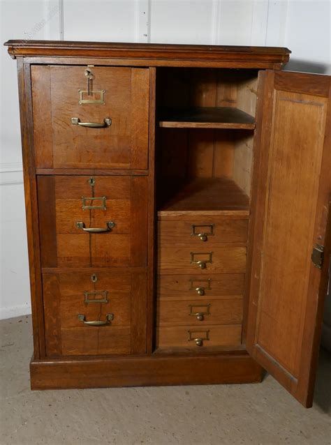 Shop our filing cabinets selection from the world's finest dealers on 1stdibs. Large Edwardian Oak Filing Cabinet Office Cupboard ...