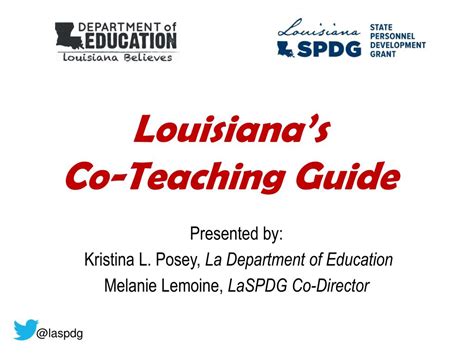 Ppt Louisianas Co Teaching Guide Powerpoint Presentation Free