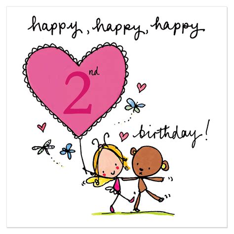 Happy 2nd Birthday Birthday Cards Wishes Images And Messages