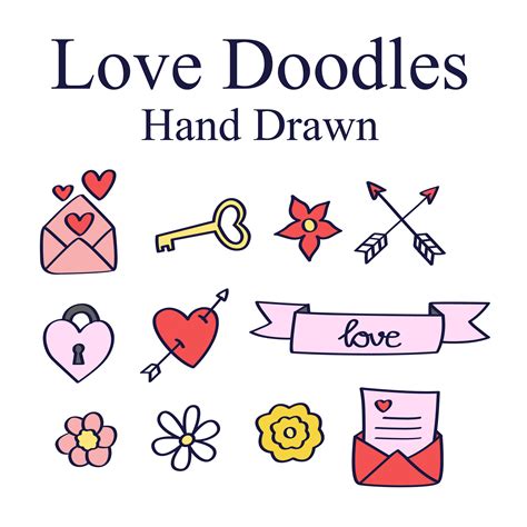 Hand Drawn Doodles And Love Messages On Graph Paper Hoodoo Wallpaper