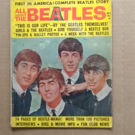 All About The Beatles Magazine Number One 1964 Original