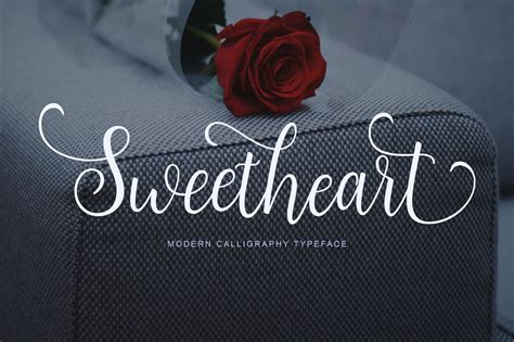 Sweetheart Script 39236 Calligraphy Font Bundles
