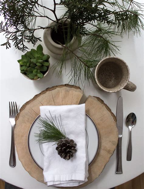 Day manager at pesca on 22nd st, worked foh for lunch, dinner worked in the kitchen meets future wife audrey on his first day of work Simple, natural holiday table setting ideas —Refreshed Designs