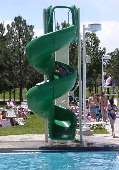 Exciting In Ground Swimming Pool Slide Designs