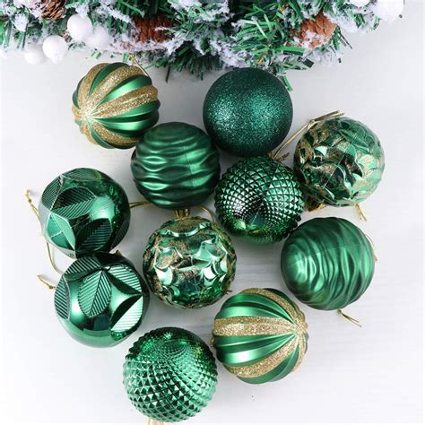Christmas Ball Ornaments Shatterproof Xmas Tree Hanging Balls Party