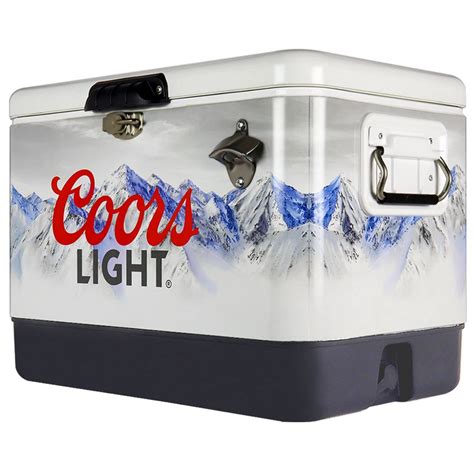 Buy Coors Light Ice Chest Beverage Cooler With Bottle Opener 51l 54
