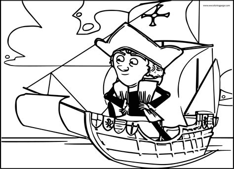 You can use our amazing online tool to color and edit the following christopher columbus ships coloring pages. Christopher Columbus Coloring Page Ship | Wecoloringpage.com