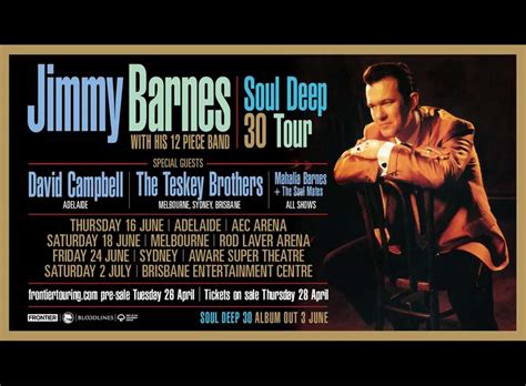 Jimmy Barnes Announces Soul Deep 30 Tour Spotlight Report