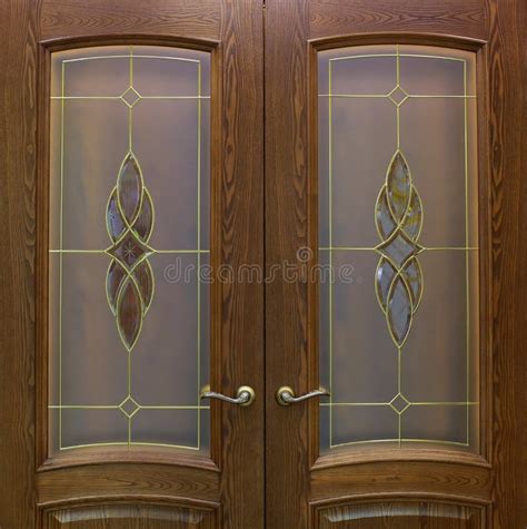 Stained Glass Stained Glass For Interior Doors Stock Photo Image Of