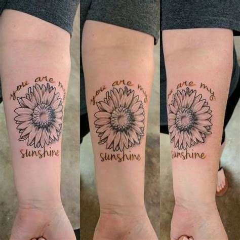 Sunflower Tattoo You Are My Sunshine Sunflower Tattoo Shoulder
