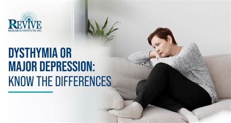 Difference Between Dysthymia And Major Depression