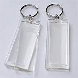 Pictures of Plastic Keychain Picture Frame