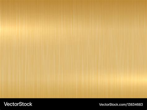 Polished Metallic Gold Texture Background Vector Image