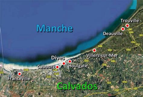Coins Du Monde France Normandie Dives Sur Mer Et Le Village