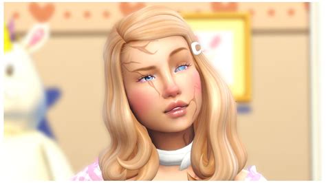 Sims 4 Broken Doll Create A Sim Cc Links Barbara Roberts Youtube