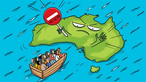 Australia Bans Refugee Boat Times Of Oman