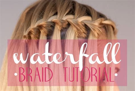 How To Do A Waterfall Braid Video Haar En Schoonheid Kapsels Haar