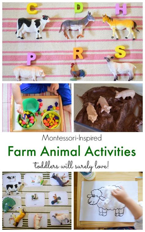 They seem fascinated by the different animals, and each child seems to have a favorite animal to visit. Montessori-Inspired Farm Animal Activities for Toddlers ...