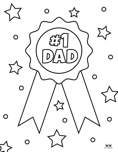 Happy Fathers Day Coloring Pages Free Printables Paper Trail Design