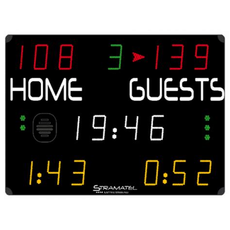 Radio Controlled Electronic Scoreboard Ms7000 Podium 4 Sport