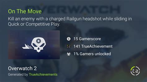 On The Move Achievement In Overwatch 2