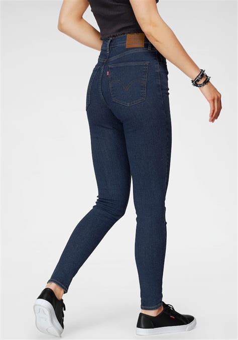 Levis® Skinny Fit Jeans Mile High Super Skinny High Waist Für Damen