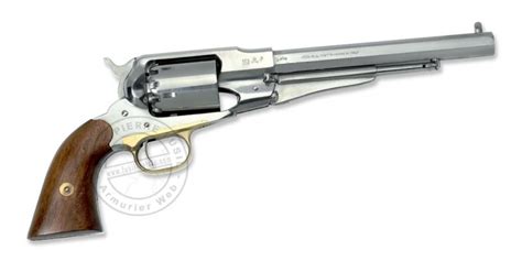 Black Powder Revolver Pietta Remington 1858 Stainless Steel Cal 44