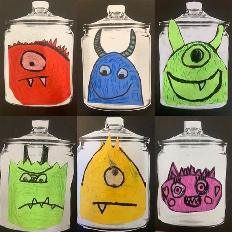 Katie Blanchards Instagram Photo “monsters In A Jar We Read Color