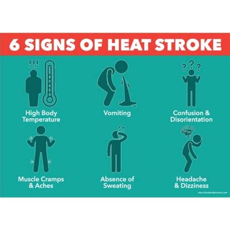6 Signs Of Heat Stroke Visual Workplace Inc