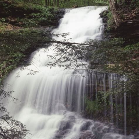 Waterfalls Near Shamokin In Pennsylvania Usa Today