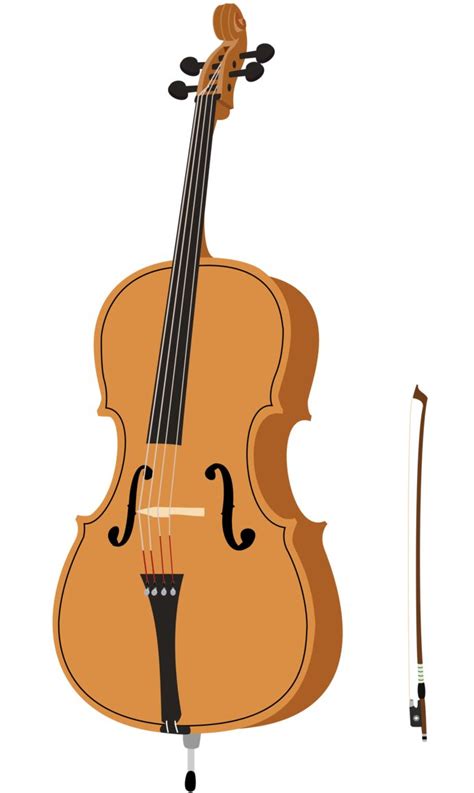 Cartoon Cello Drawing Cello Drawings Illustration Art