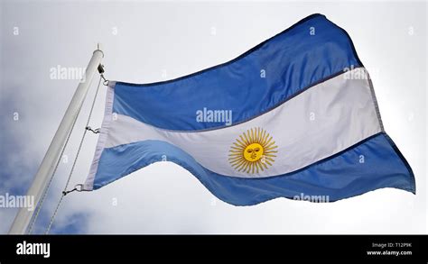 Flag Of Argentina Stock Photo Alamy