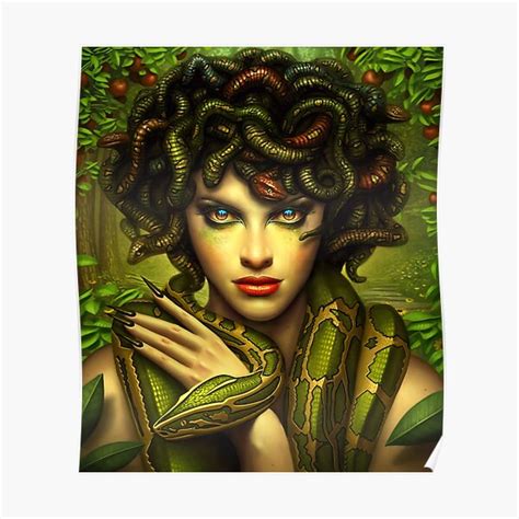 Medusa Poster For Sale By Cgaddict Redbubble