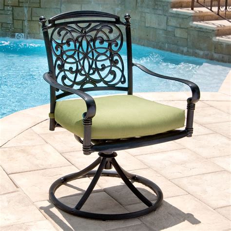 Furniture that gives your patio a natural feel. Renaissance 8 pc Outdoor Patio Dining Set with Premium ...