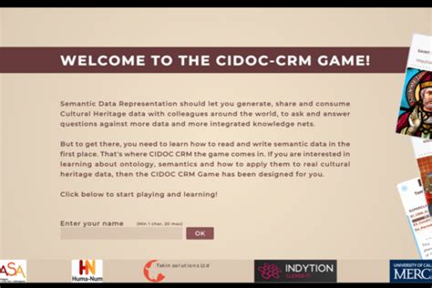 Cidoc Crm Game Digital Edition Available Icom Cidoc Icom Cidoc