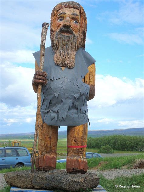 The Gentle Troll Bergþór In Mt Bláfell Icelandic Folklore From South