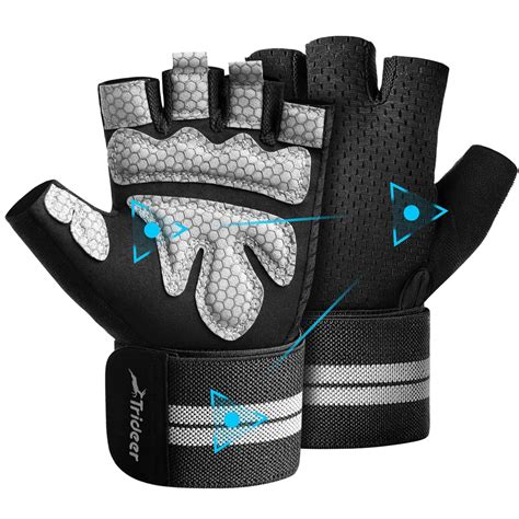 Buy Trideer Padded Weight Lifting Gloves Gym Gloves Workout Gloves