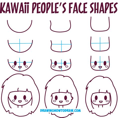 Guide To Drawing Kawaii Characters Part 1 How To Draw Kawaii People